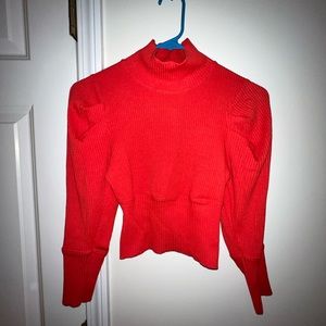 Free People cropped turtle neck